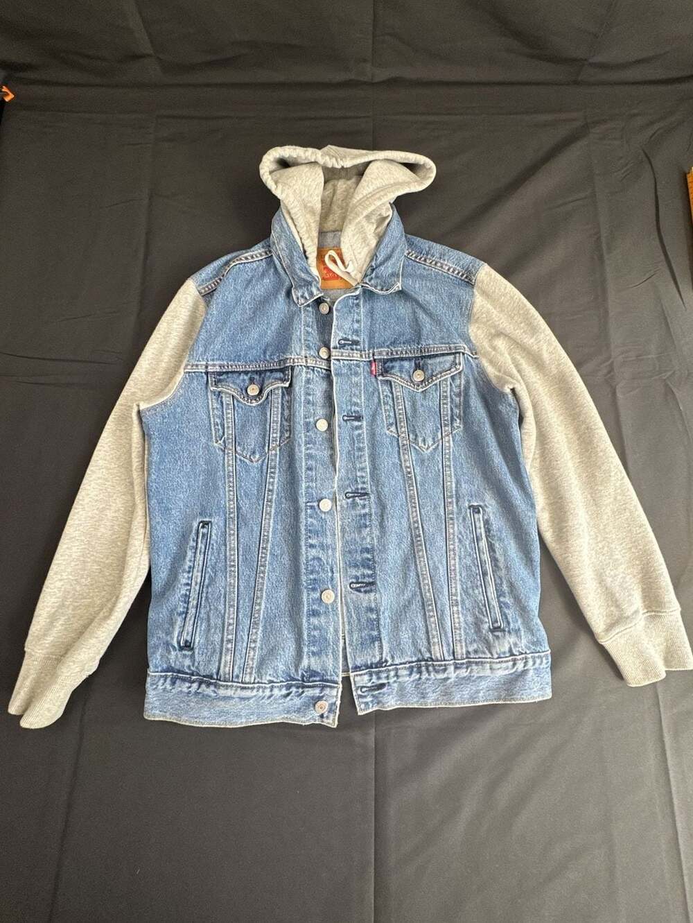 Levi's Hybrid Hoodie Trucker Jacket Size L